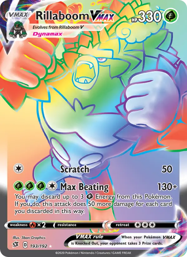 Rillaboom VMAX #193 — Rebel Clash
