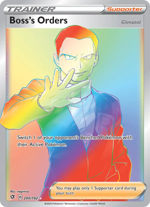 Boss's Orders (Giovanni) #200 — Rebel Clash