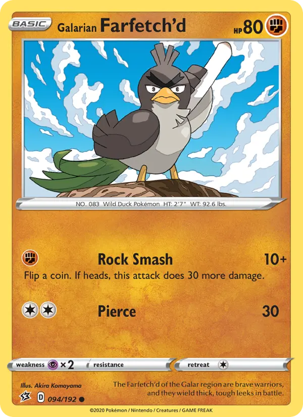 Galarian Farfetch'd #94 — Rebel Clash