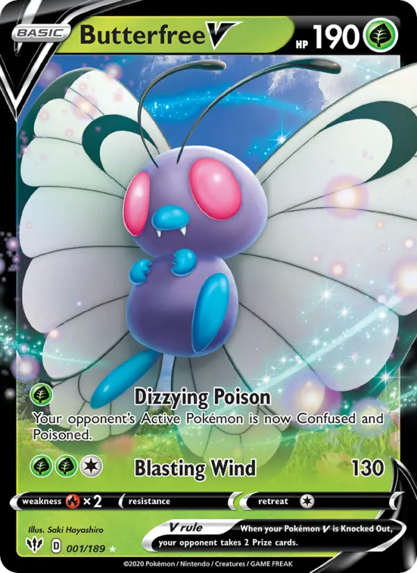 Butterfree V #1 — Darkness Ablaze