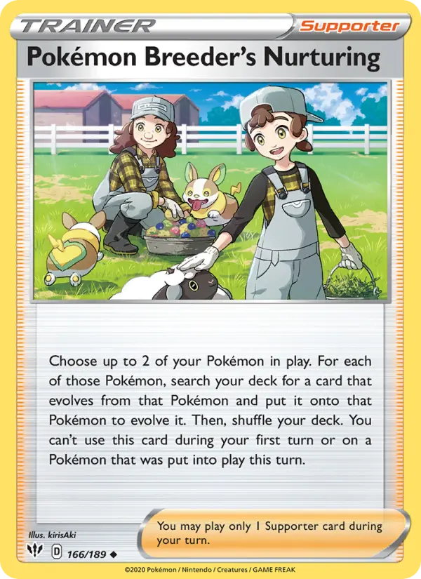 Pokémon Breeder's Nurturing #166 — Darkness Ablaze