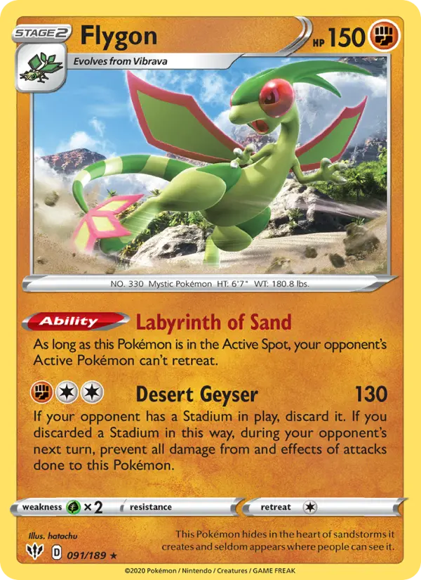 Flygon #91 — Darkness Ablaze
