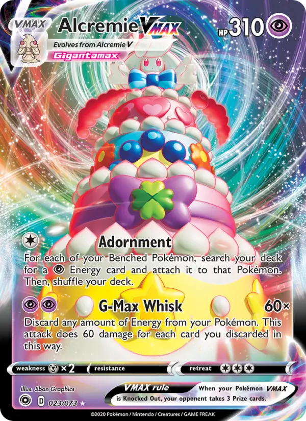 Alcremie VMAX #23 — Champion's Path