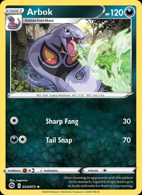 Arbok #34 — Champion's Path