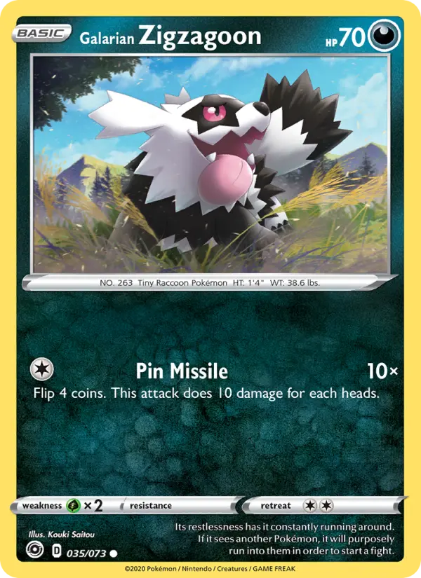 Galarian Zigzagoon #35 — Champion's Path