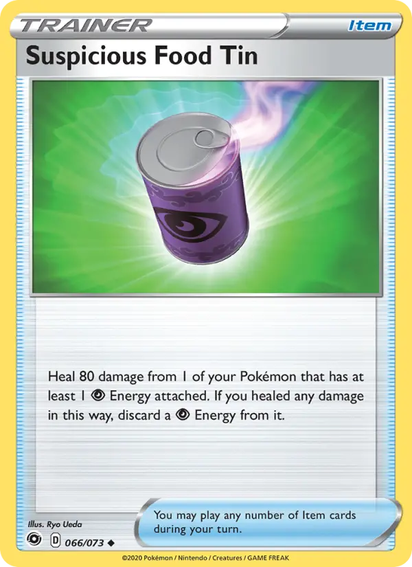 Suspicious Food Tin #66 — Champion's Path