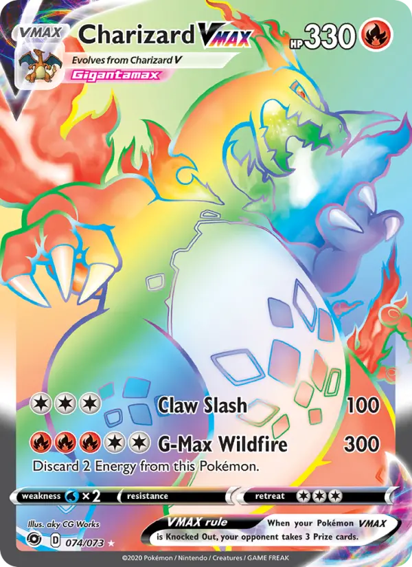 Charizard VMAX #74 — Champion's Path