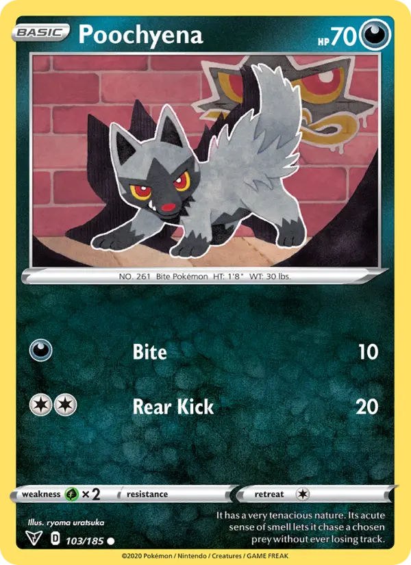 Poochyena #103 — Vivid Voltage