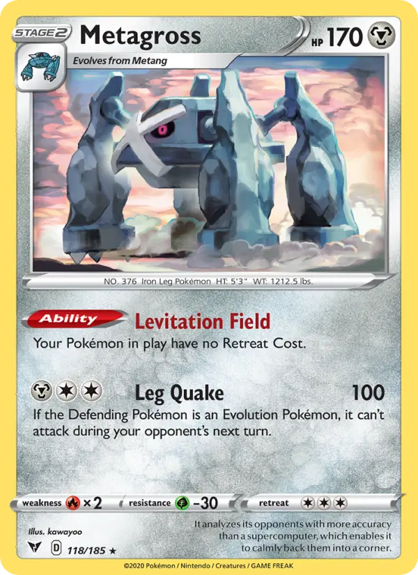 Metagross #118 — Vivid Voltage