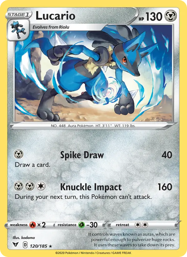 Lucario #120 — Vivid Voltage