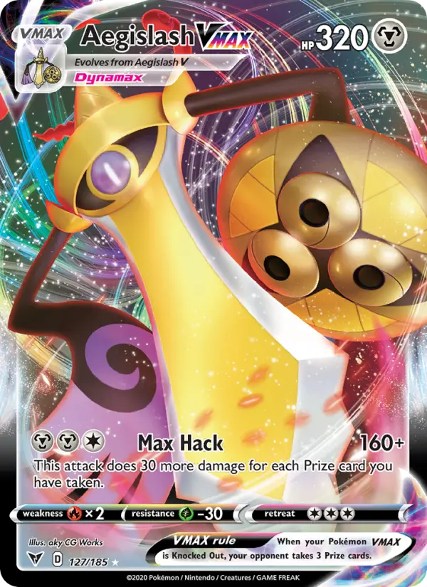 Aegislash VMAX #127 — Vivid Voltage