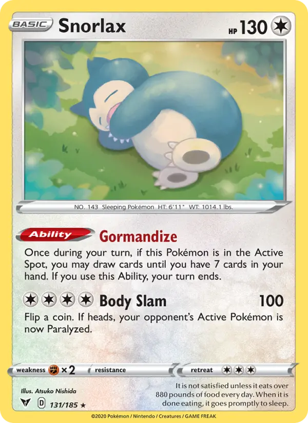 Snorlax #131 — Vivid Voltage