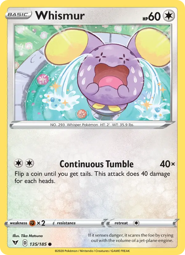 Whismur #135 — Vivid Voltage
