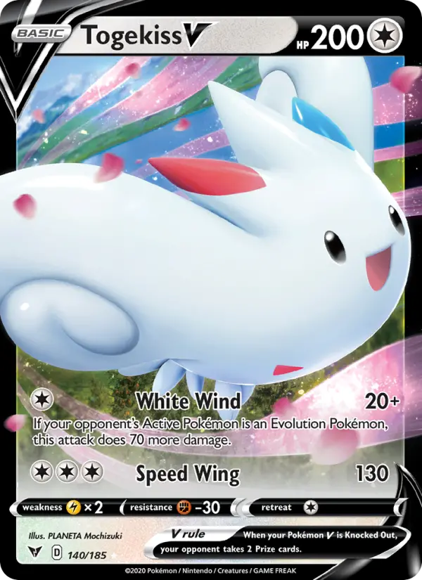 Togekiss V #140 — Vivid Voltage