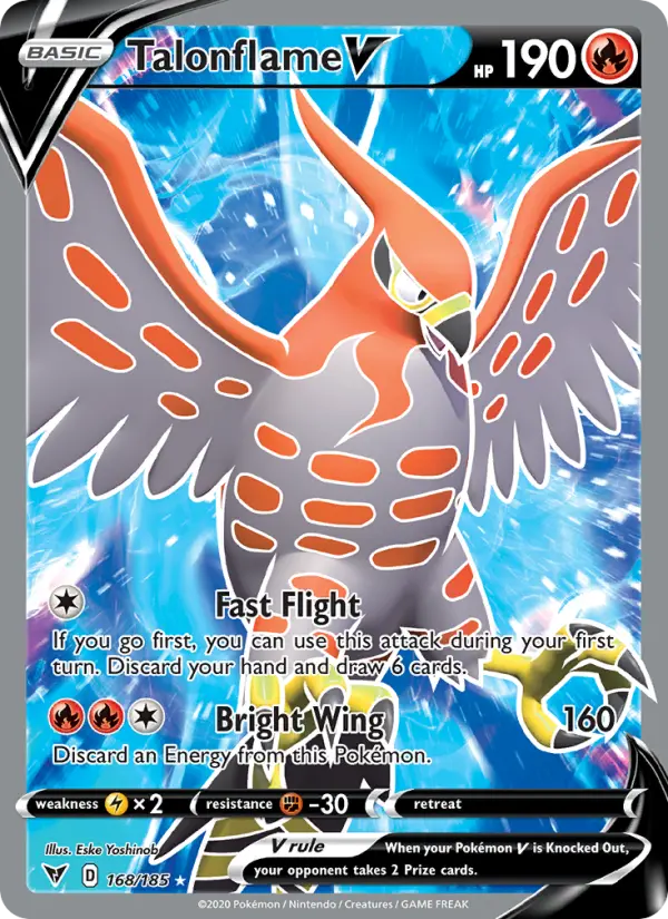 Talonflame V #168 — Vivid Voltage