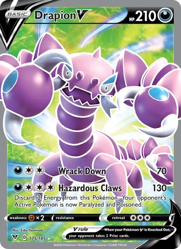 Drapion V #175 — Vivid Voltage