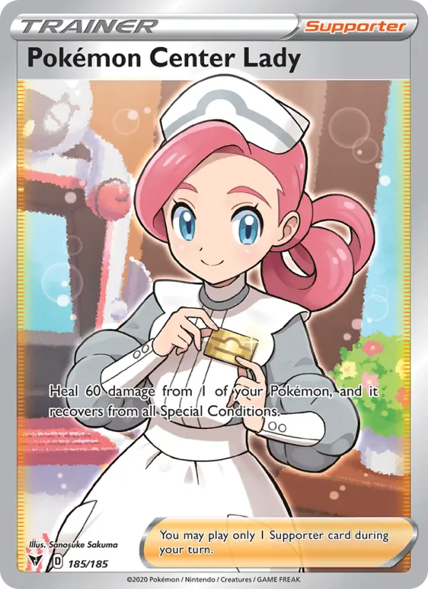 Pokémon Center Lady #185 — Vivid Voltage