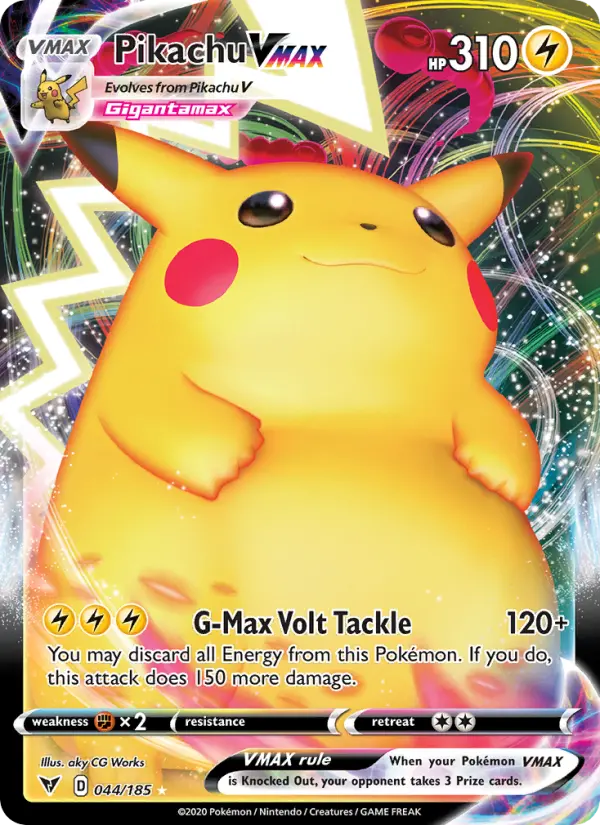 Pikachu VMAX #44 — Vivid Voltage