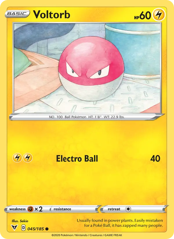Voltorb #45 — Vivid Voltage
