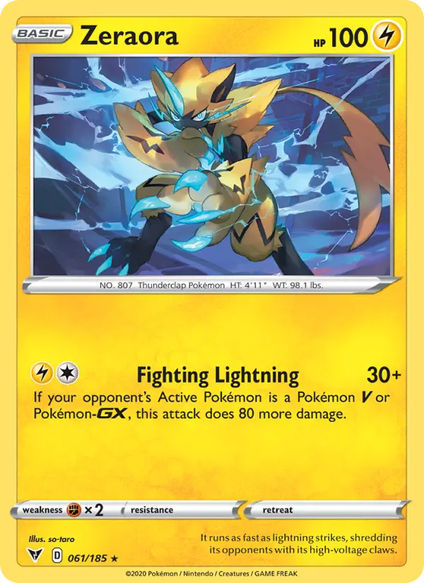 Zeraora #61 — Vivid Voltage