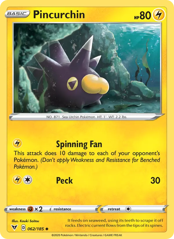 Pincurchin #62 — Vivid Voltage