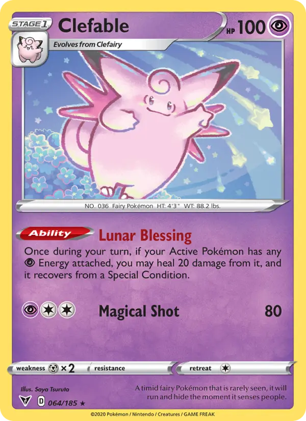 Clefable #64 — Vivid Voltage