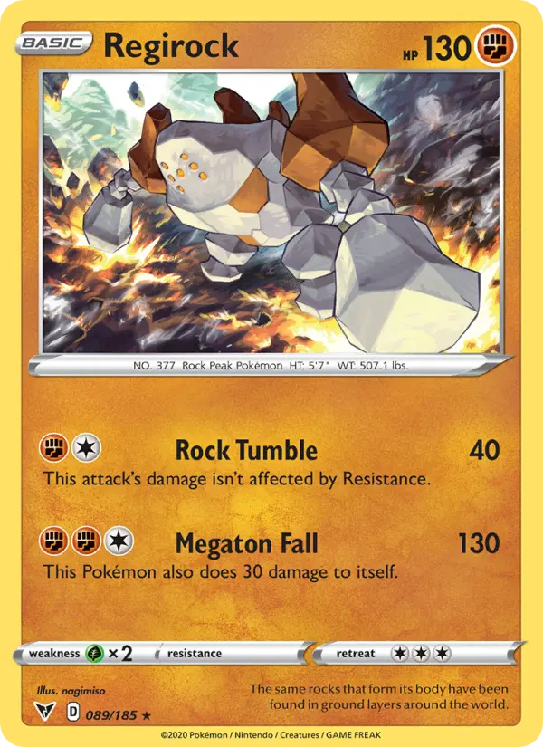 Regirock #89 — Vivid Voltage
