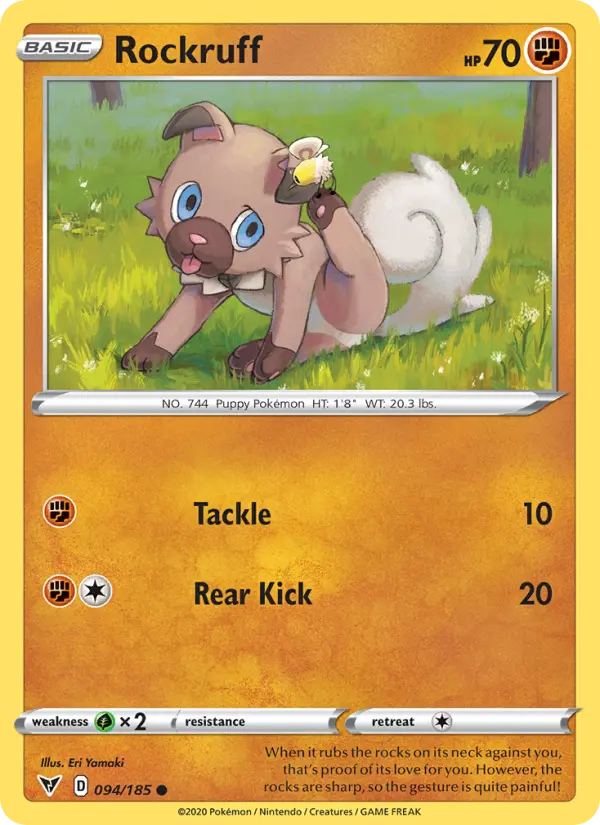 Rockruff #94 — Vivid Voltage