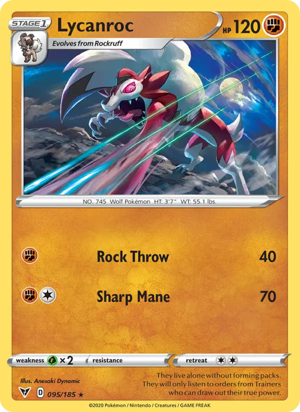 Lycanroc #95 — Vivid Voltage