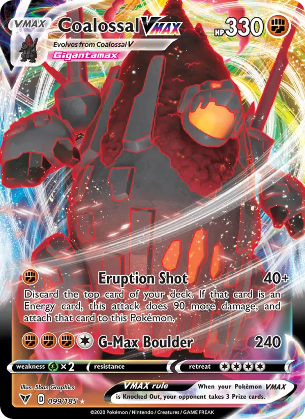 Coalossal VMAX #99 — Vivid Voltage