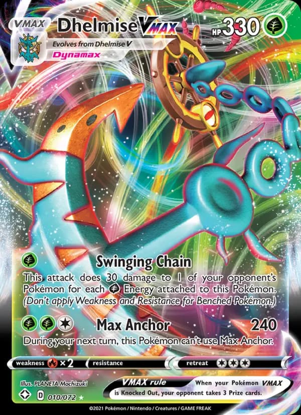 Dhelmise VMAX #10 — Shining Fates