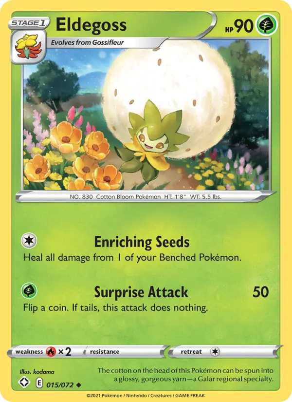 Eldegoss #15 — Shining Fates