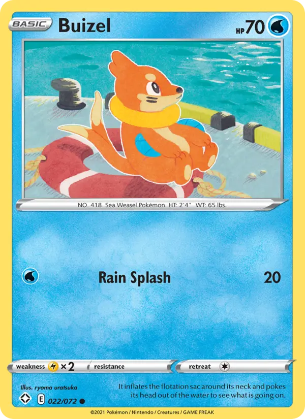 Buizel #22 — Shining Fates