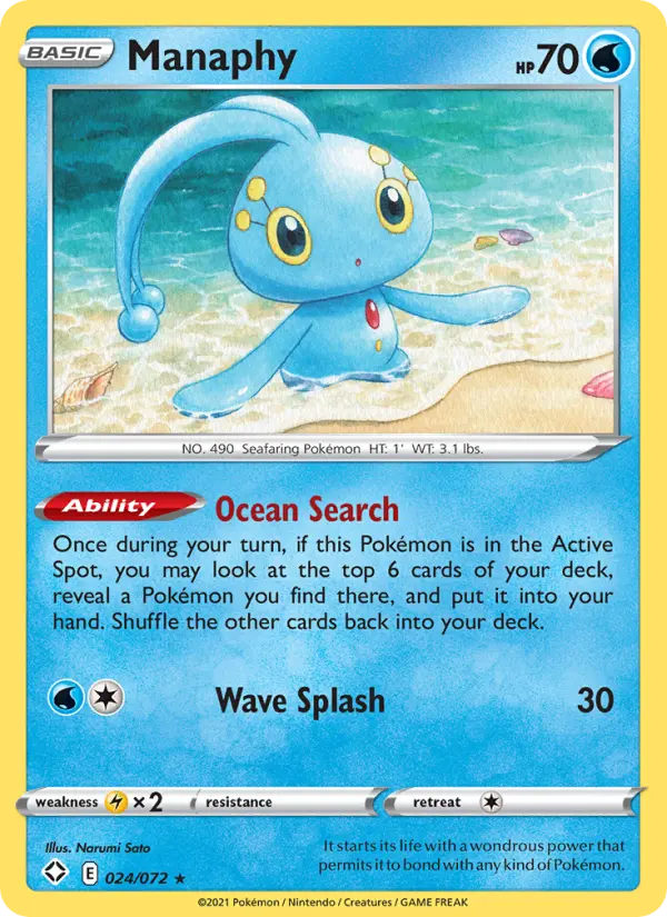 Manaphy #24 — Shining Fates