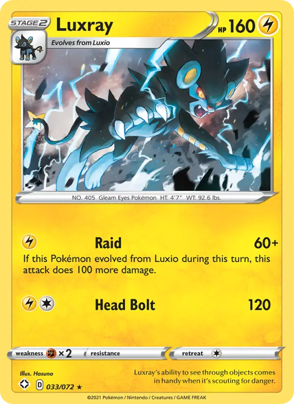 Luxray #33 — Shining Fates
