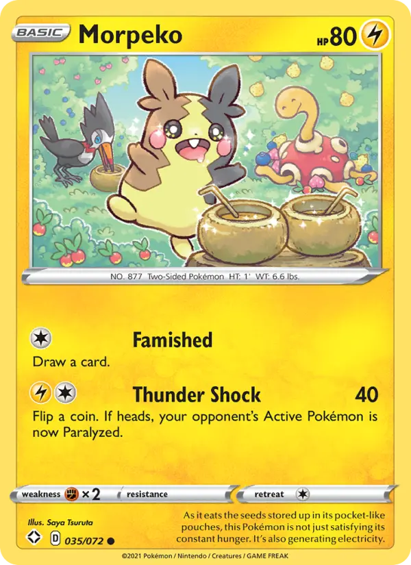 Morpeko #35 — Shining Fates