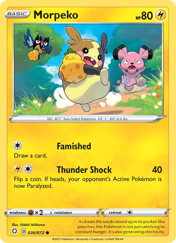 Morpeko #36 — Shining Fates