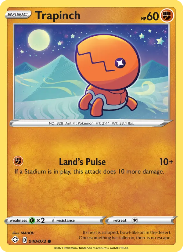 Trapinch #40 — Shining Fates