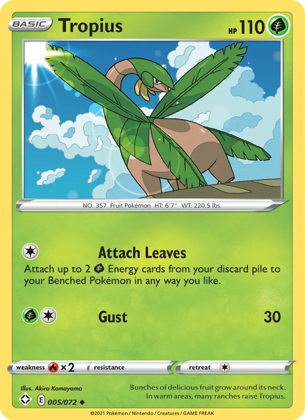 Tropius #5 — Shining Fates