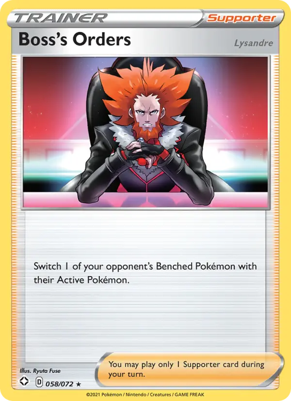 Boss's Orders (Lysandre) #58 — Shining Fates