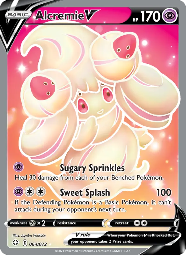 Alcremie V #64 — Shining Fates