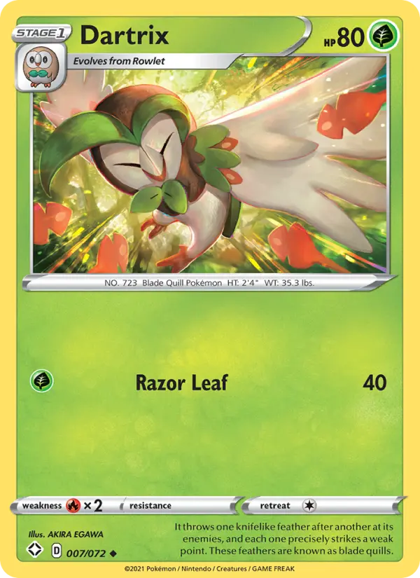 Dartrix #7 — Shining Fates