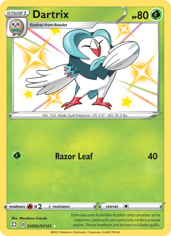 Dartrix #SV002 — Shining Fates