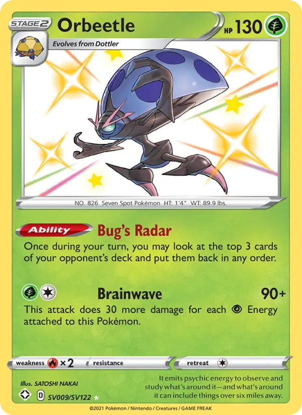 Orbeetle #SV009 — Shining Fates