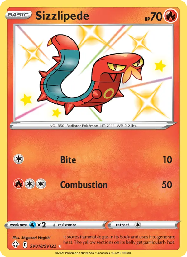 Sizzlipede #SV018 — Shining Fates