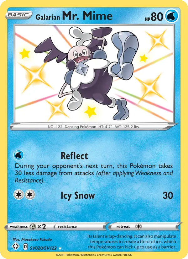 Galarian Mr. Mime #SV020 — Shining Fates
