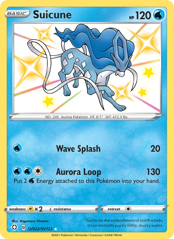 Suicune #SV022 — Shining Fates