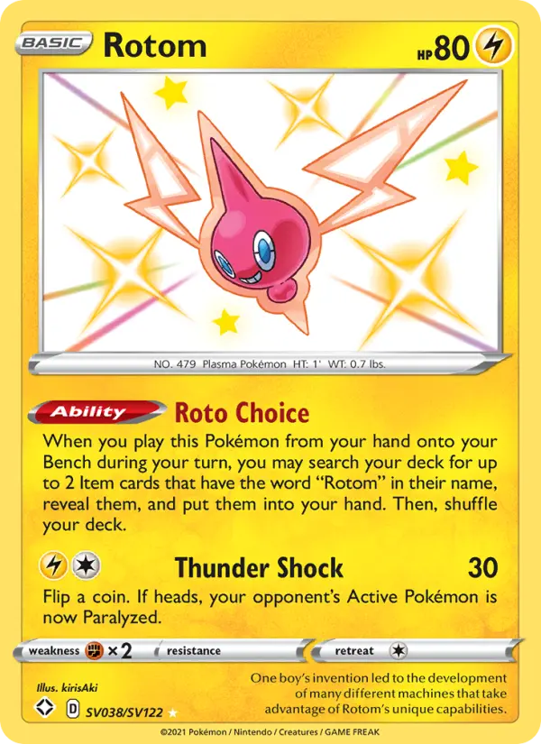Rotom #SV038 — Shining Fates