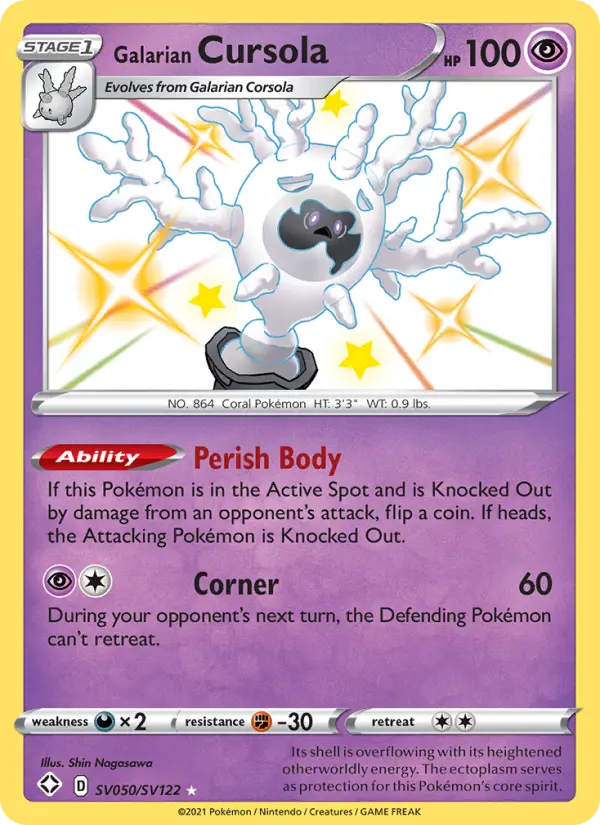 Galarian Cursola #SV050 — Shining Fates