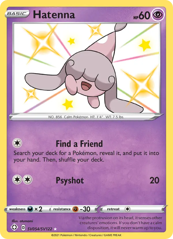 Hatenna #SV054 — Shining Fates